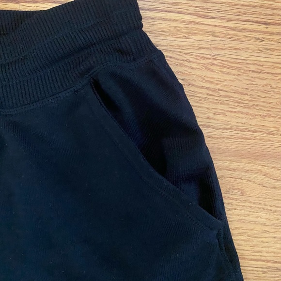 90 Degree by Reflex Shorts Women’s 2X Black Cuffed Drawstring Pockets Ribbed - Picture 5 of 8